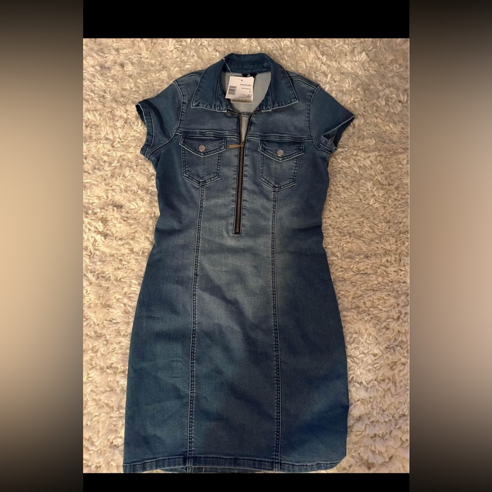 Guess denim dress nwt